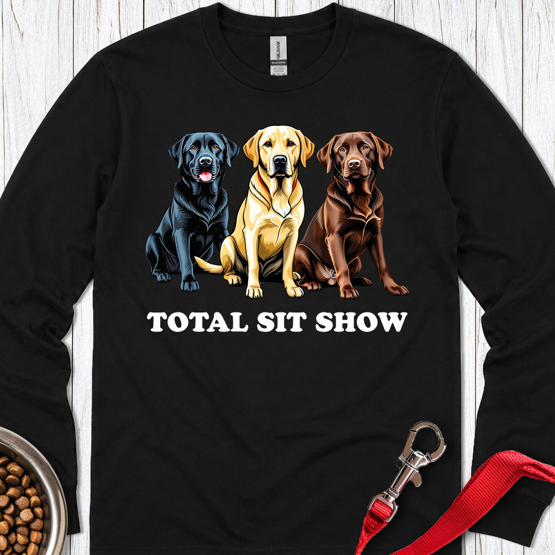Total Sit Show Labrador Long Sleeve — Black