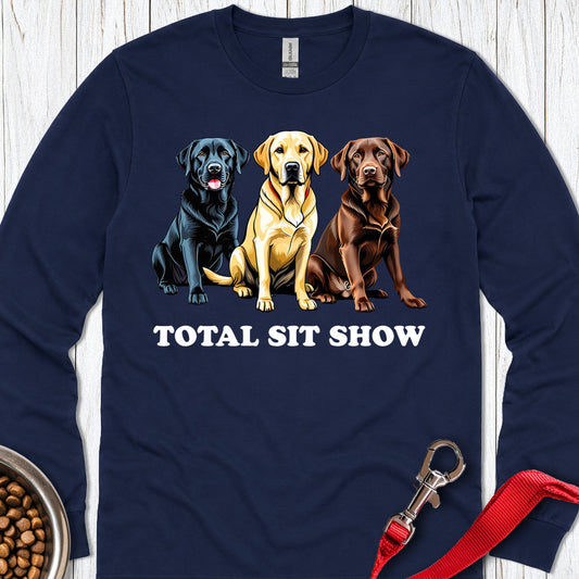 Total Sit Show Labrador Long Sleeve — Navy