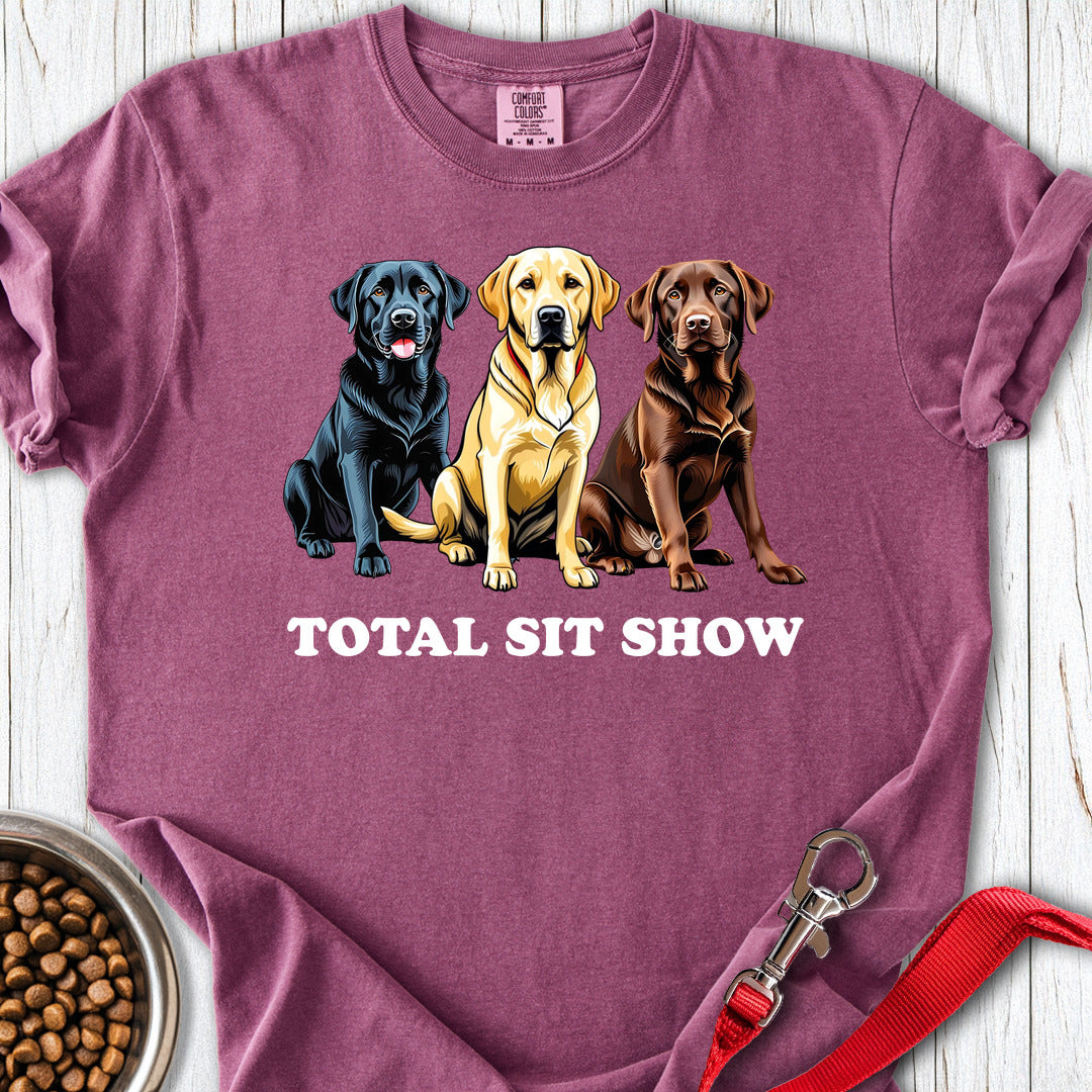 Total Sit Show Labrador Premium Tee Berry