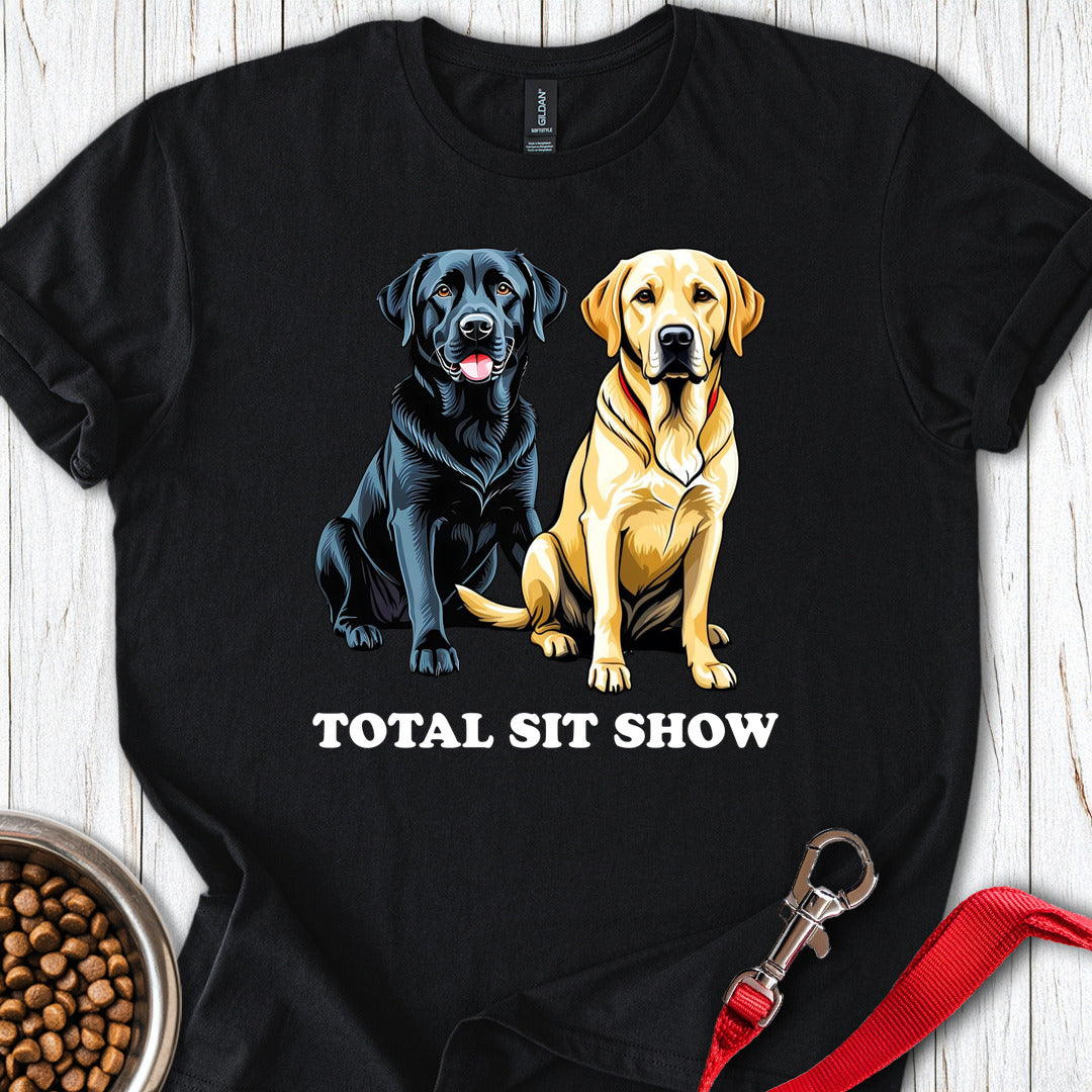 Total Sit Show Yellow & Black Lab Black