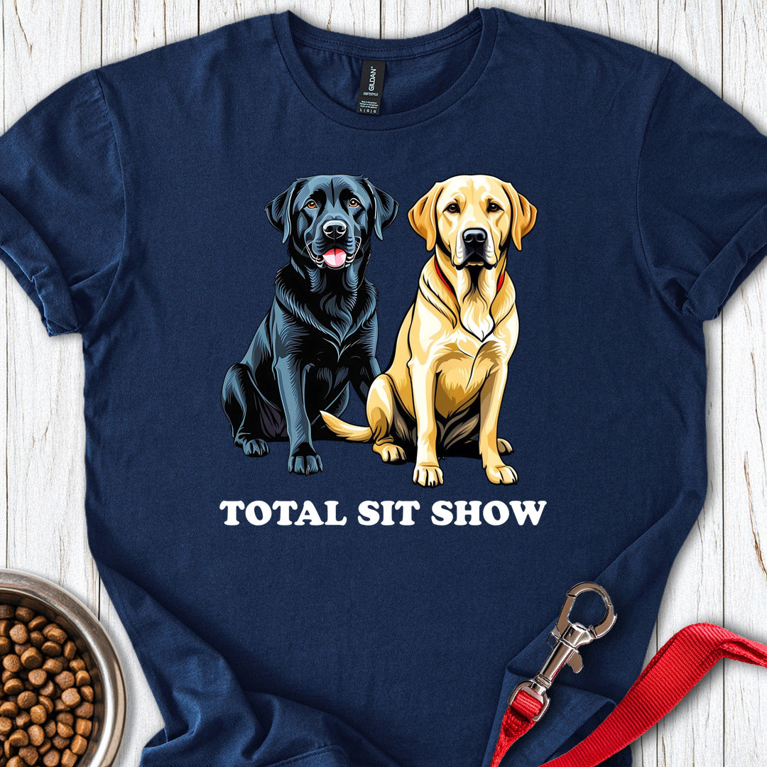 Total Sit Show Yellow & Black Lab Navy