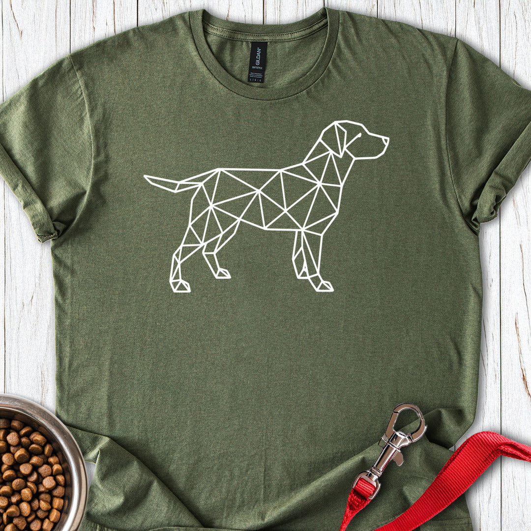 Trendy Geometrical Labrador Military Green