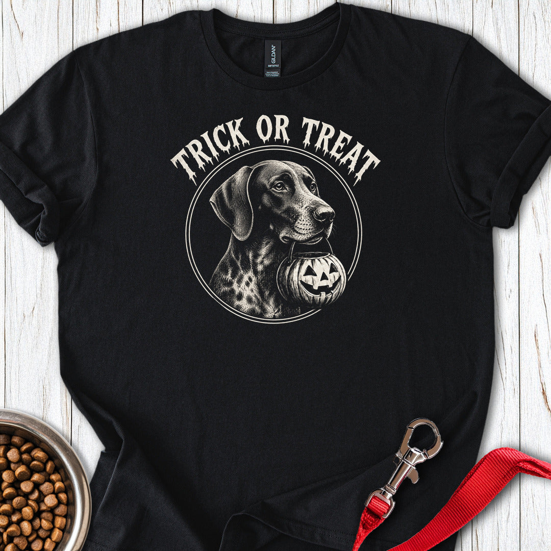 Trick or Treat German Shorthaired Pointer Halloween Black