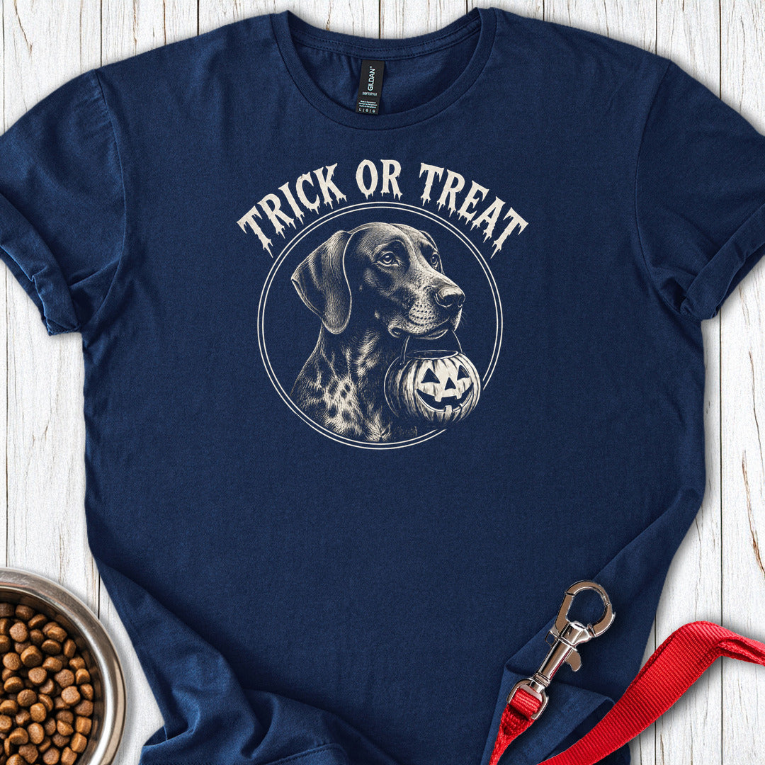 Trick or Treat German Shorthaired Pointer Halloween Navy