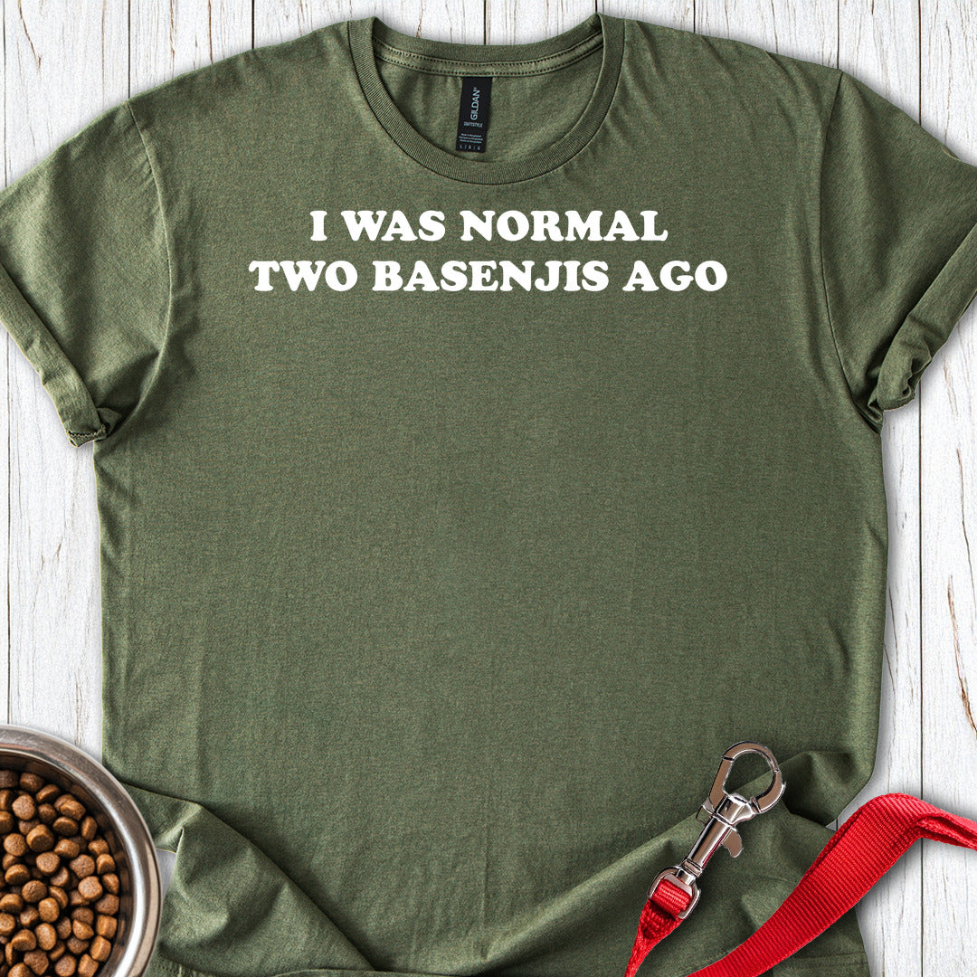 Two Basenjis — Military Green