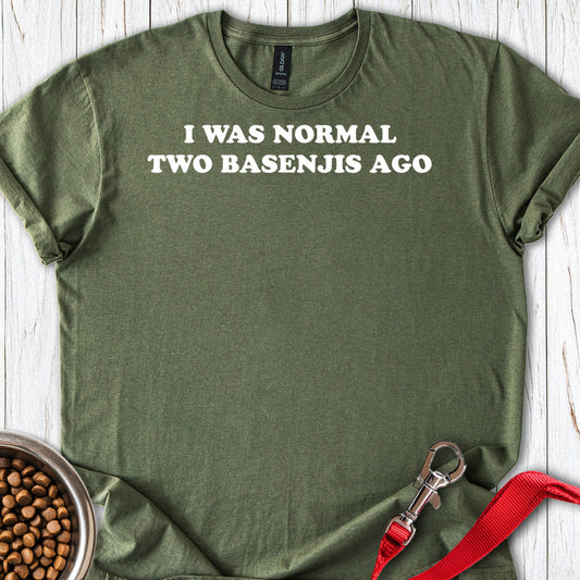 Two Basenjis — Military Green