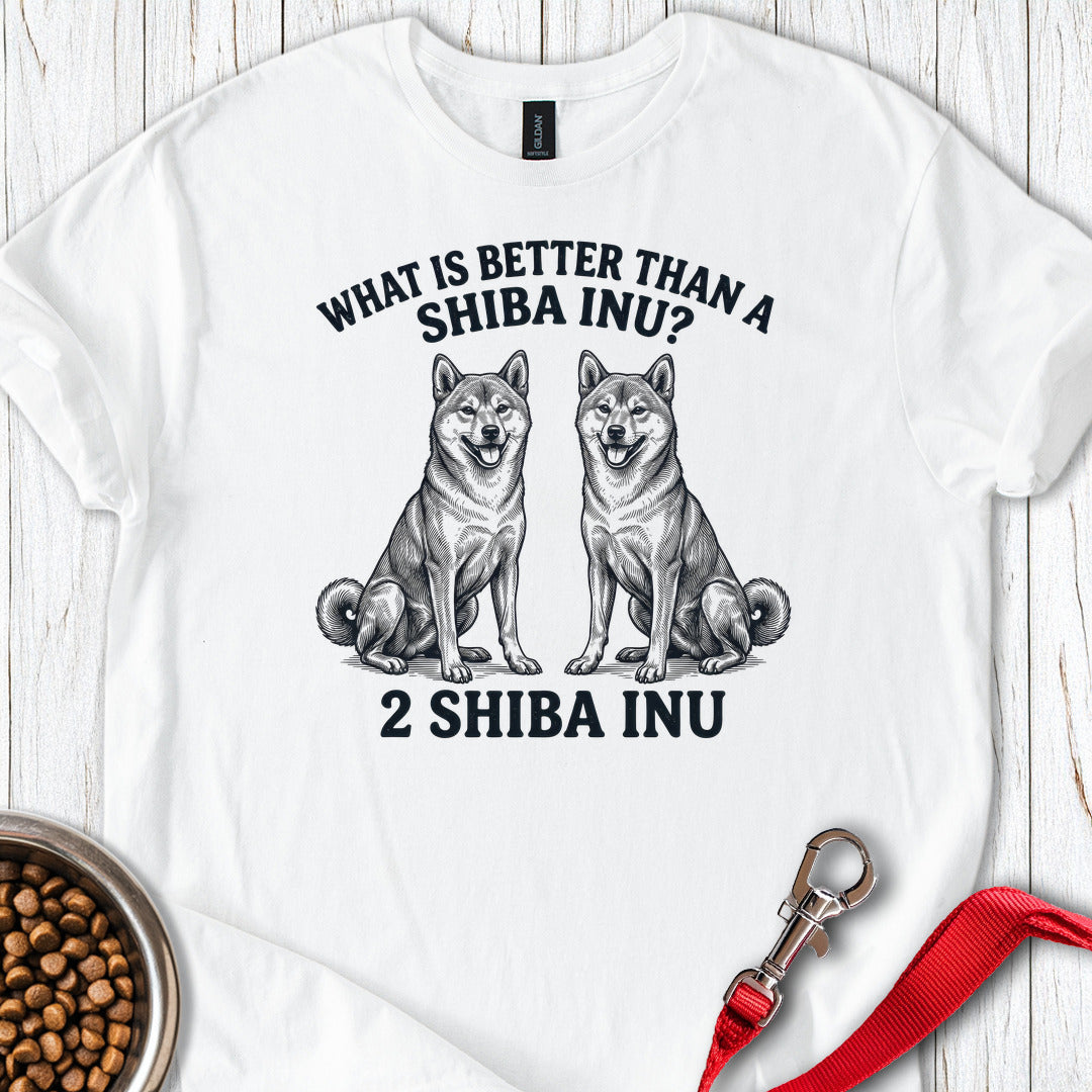 Two Shiba Inu White