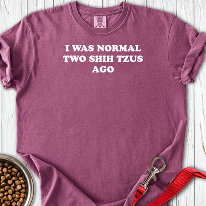 Two Shih Tzus Premium Tee — Berry