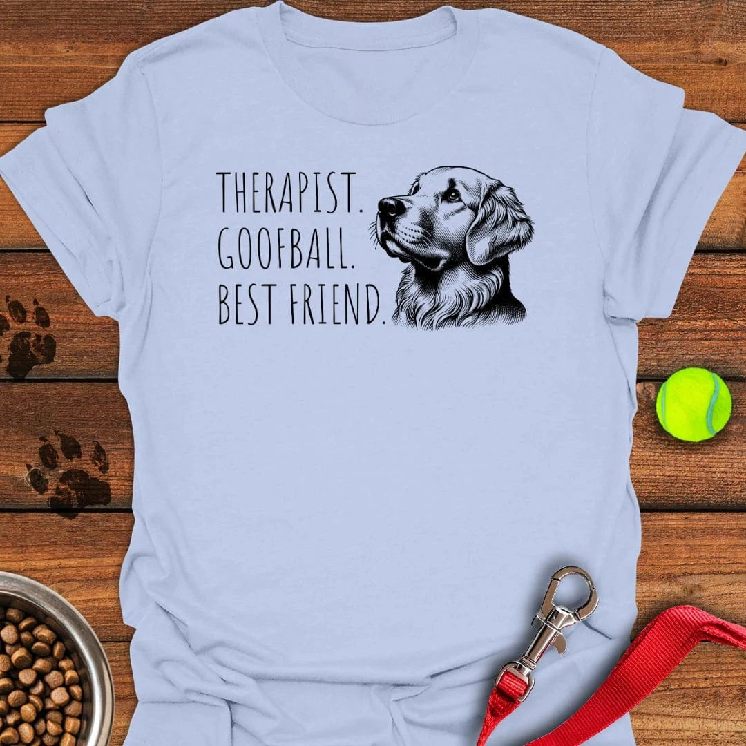 Funny Golden Retriever Titles T-Shirt Light Blue