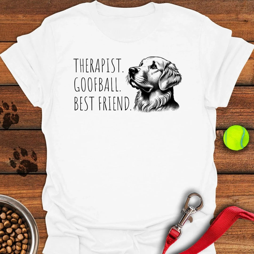 Funny Golden Retriever Titles T-Shirt White