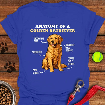 Anatomy of a Golden Retriever T-Shirt
