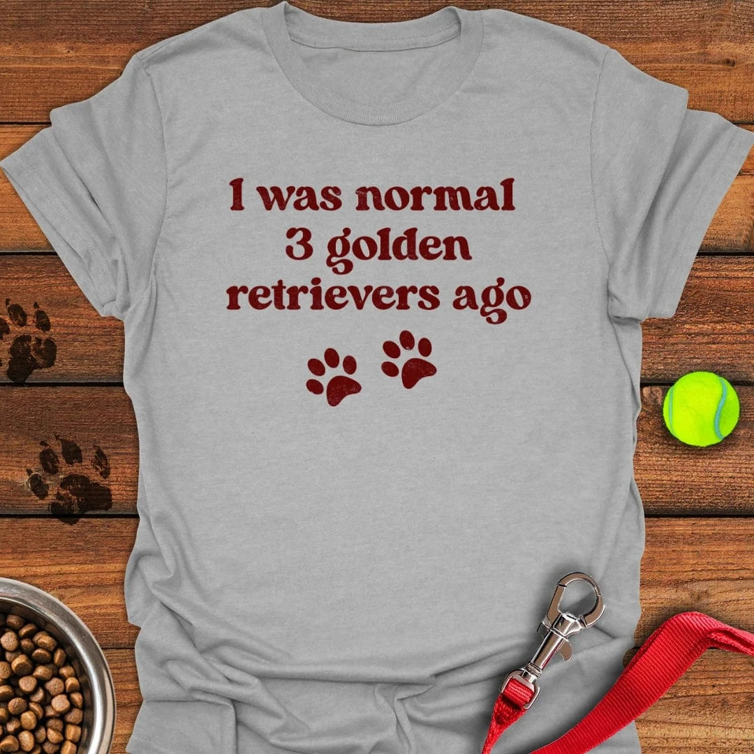3 Golden Retrievers T-Shirt Sport Grey