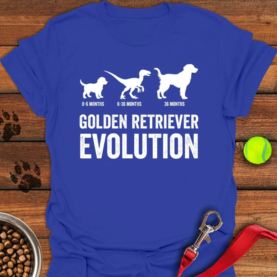 Golden Retriever Evolution T-Shirt