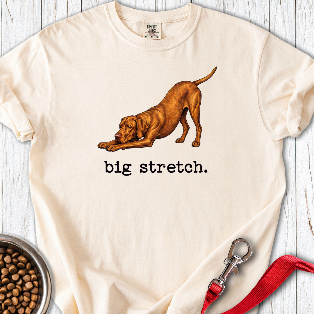 Vizsla Big Stretch Premium Tee — Ivory