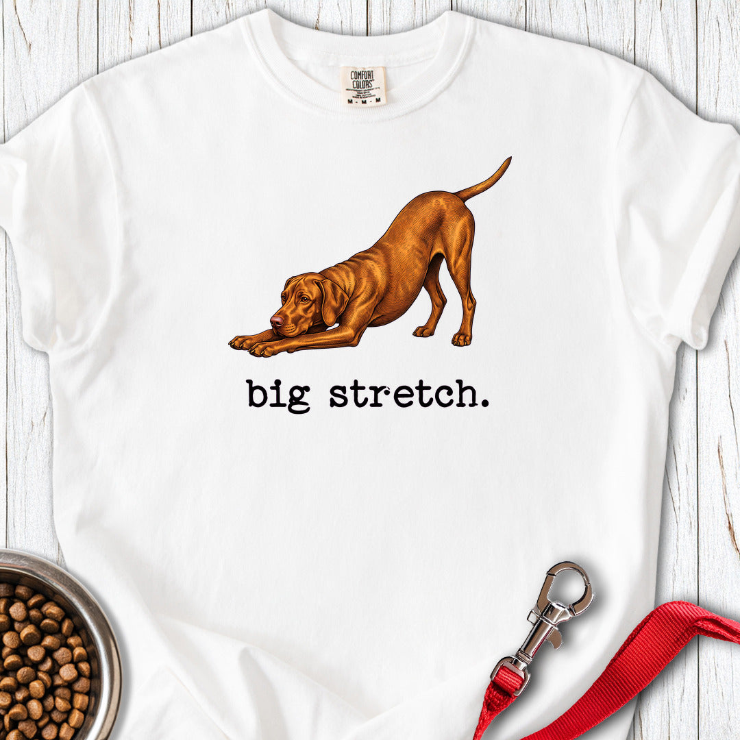 Vizsla Big Stretch Premium Tee — White