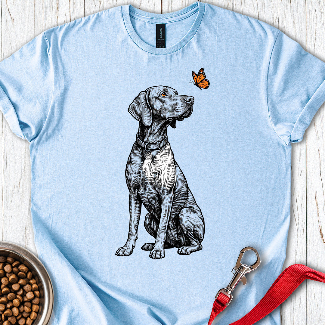 Vizsla Butterfly — Light Blue