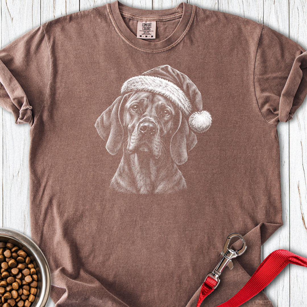 Vizsla Christmas Premium Tee Espresso
