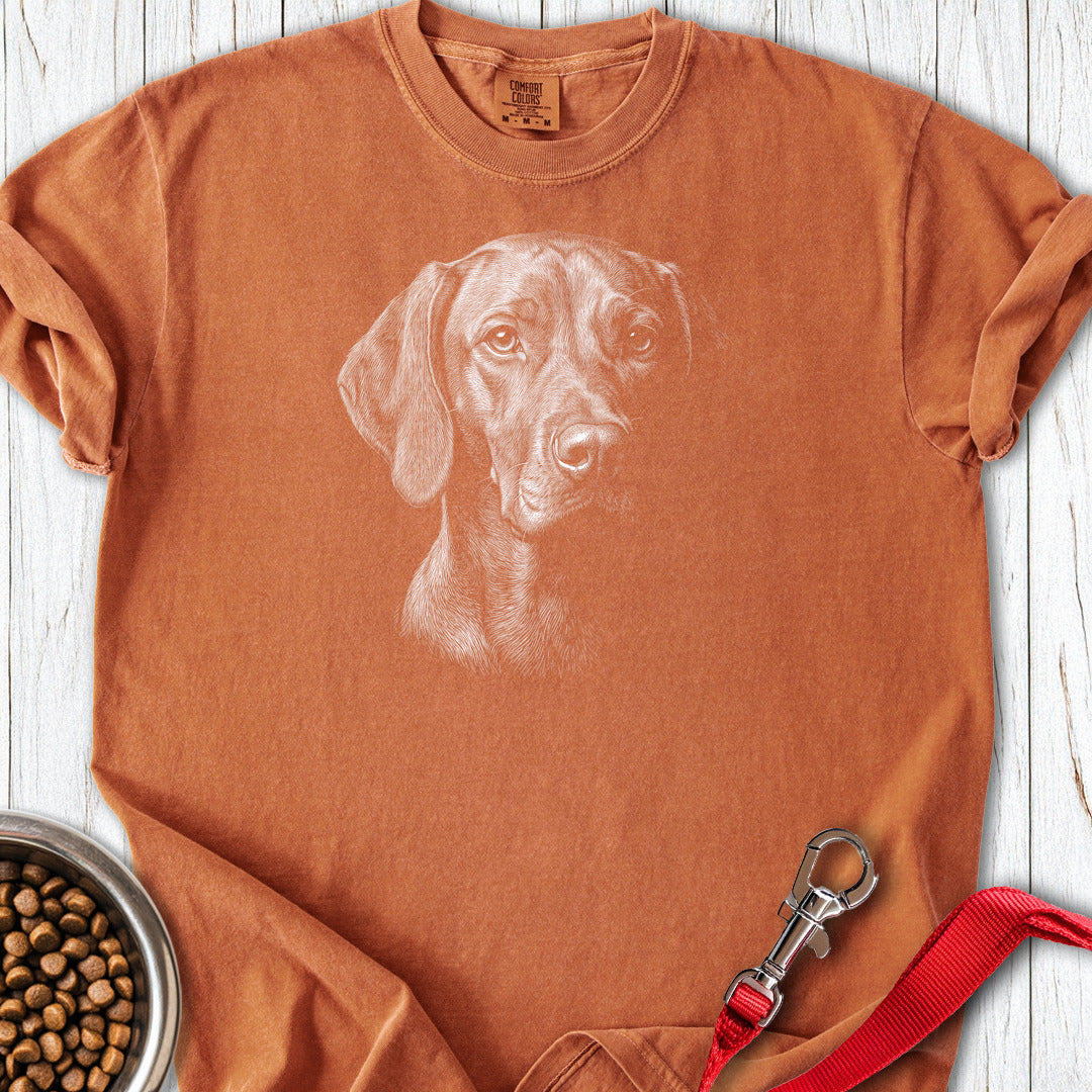 Vizsla Engraved Premium Tee — Yam