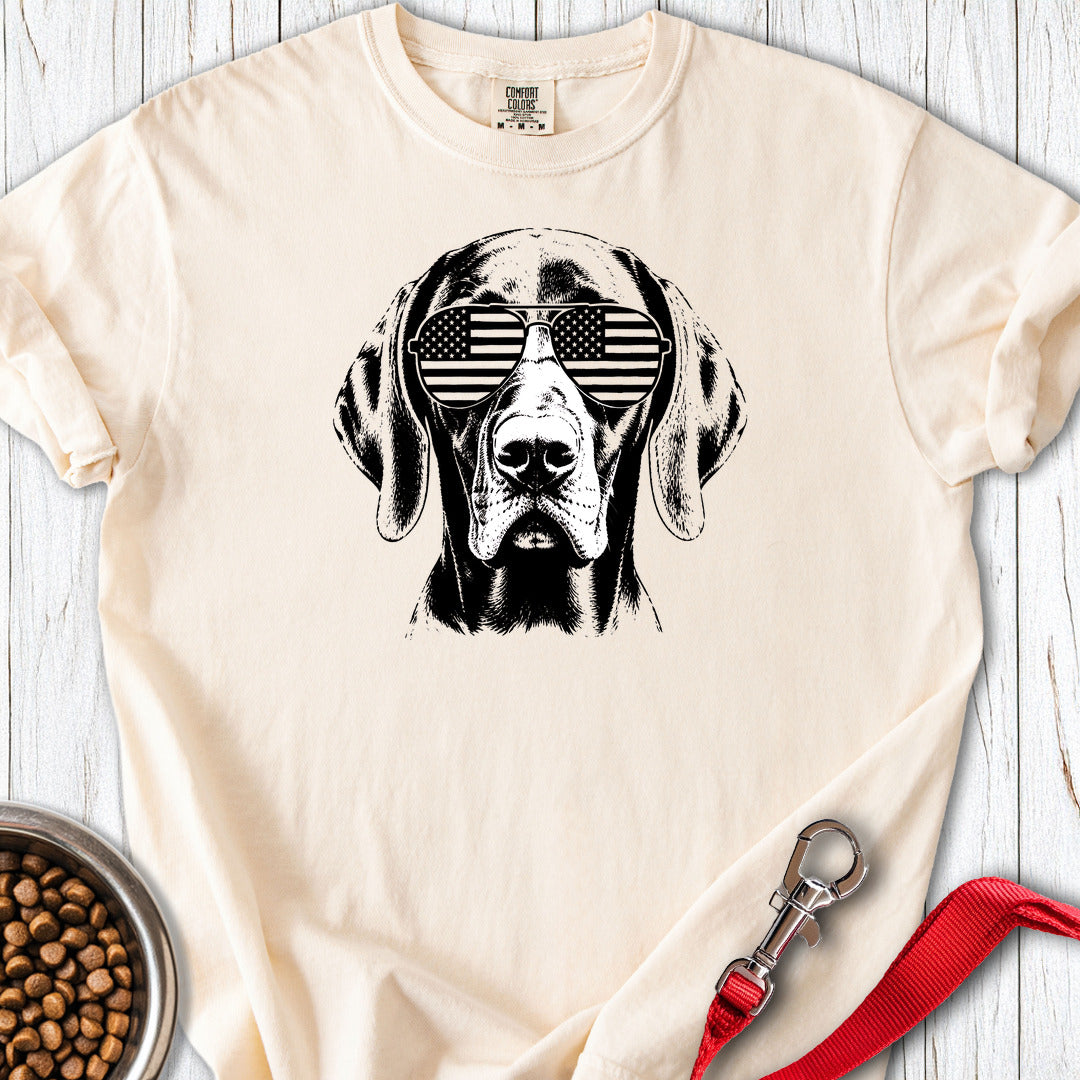 Vizsla Flag Shades Premium Tee — Ivory
