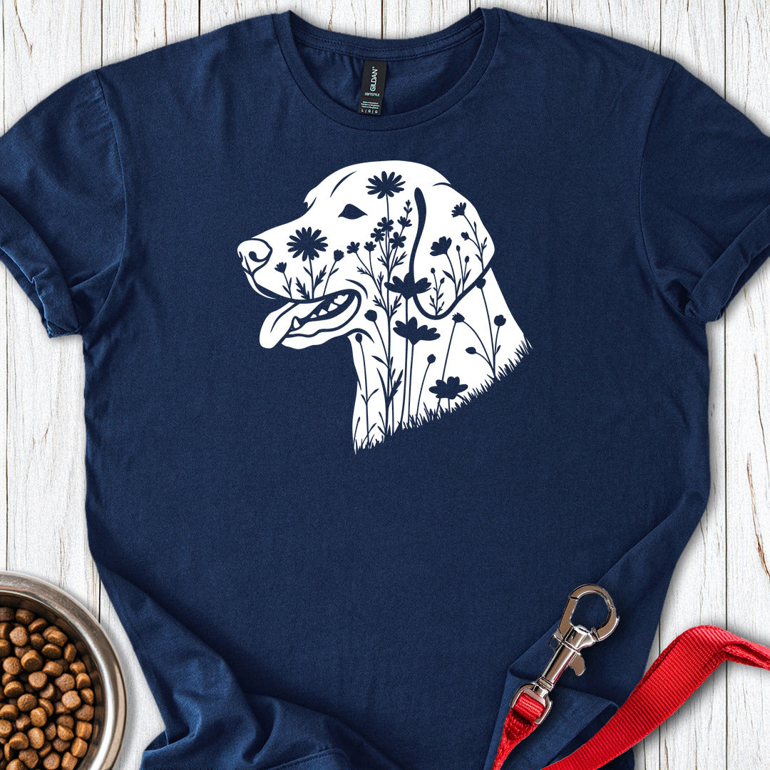 Vizsla Flowers — Navy