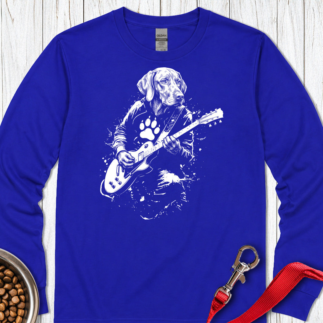 Vizsla Guitar Long Sleeve Royal