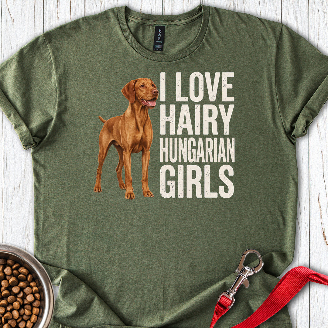 Vizsla Hairy Hungarian Girls Military Green