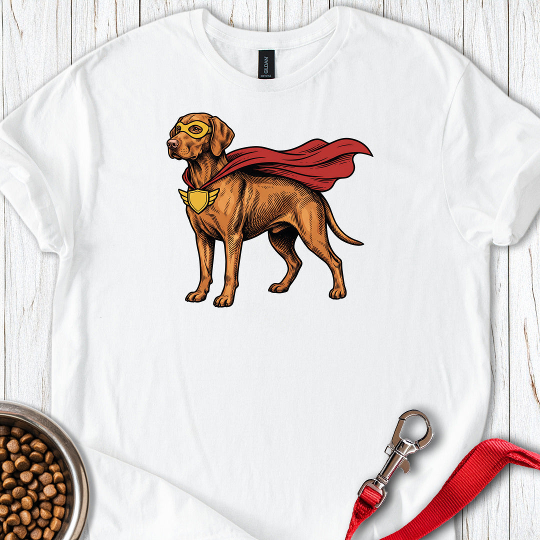Vizsla Superhero — White
