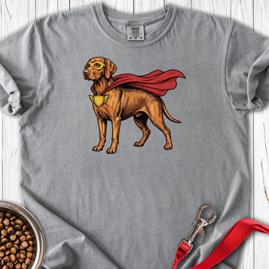Vizsla Superhero Premium Tee — Grey