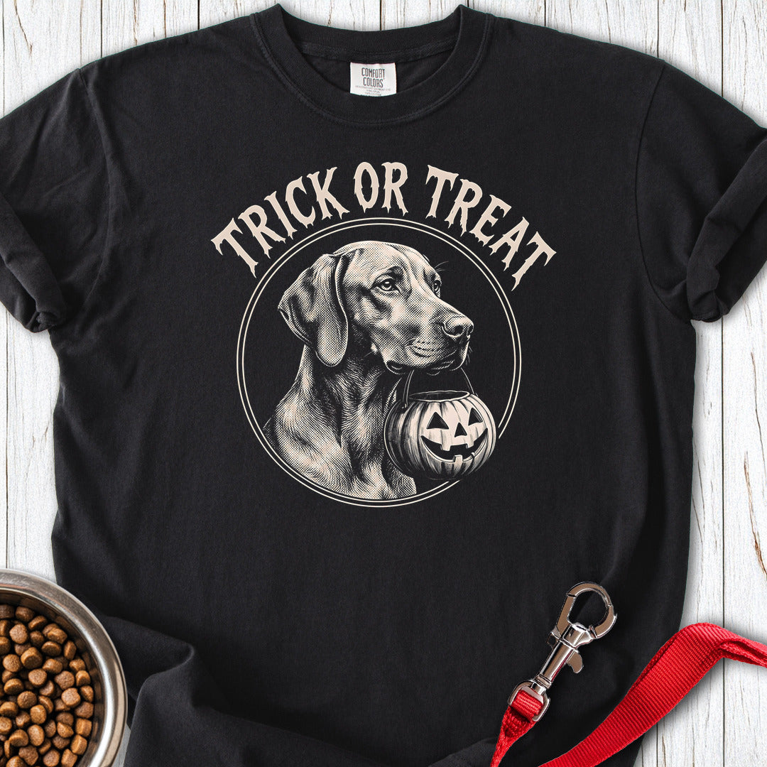 Vizsla Trick Or Treat Premium Tee — Black