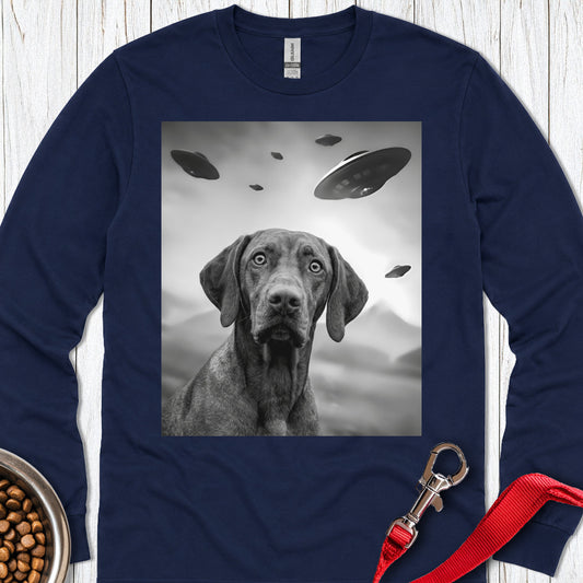 Vizsla UFO Long Sleeve — Navy