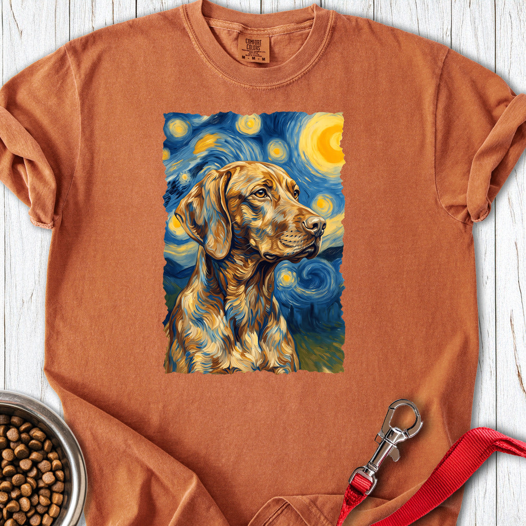Vizsla Van Gogh Premium Tee — Yam