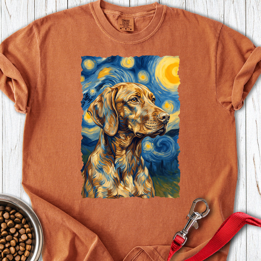 Vizsla Van Gogh Premium Tee Yam