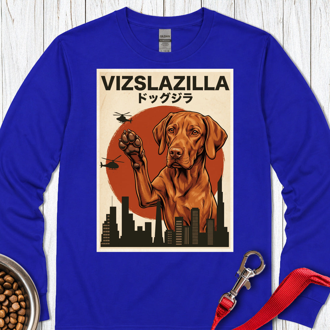 Vizsla Vizslazilla Long Sleeve — Royal