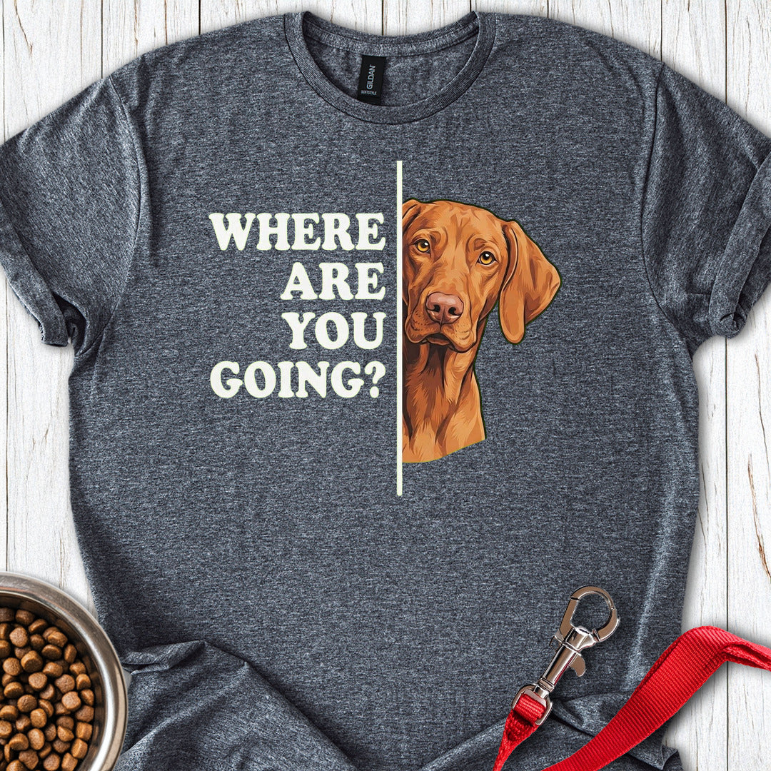 Vizsla Where Are You Going Dark Heather