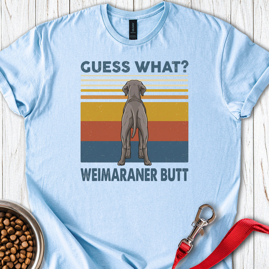 Weimaraner Butt Light Blue