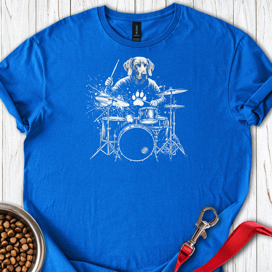 Weimaraner Drummer — Royal