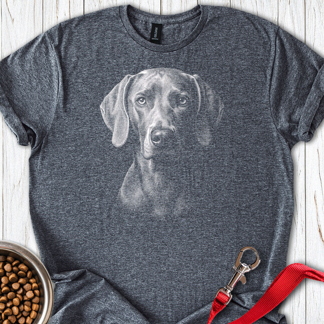 Weimaraner Engraved — Dark Heather