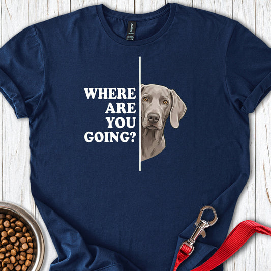 Weimaraner Following — Navy