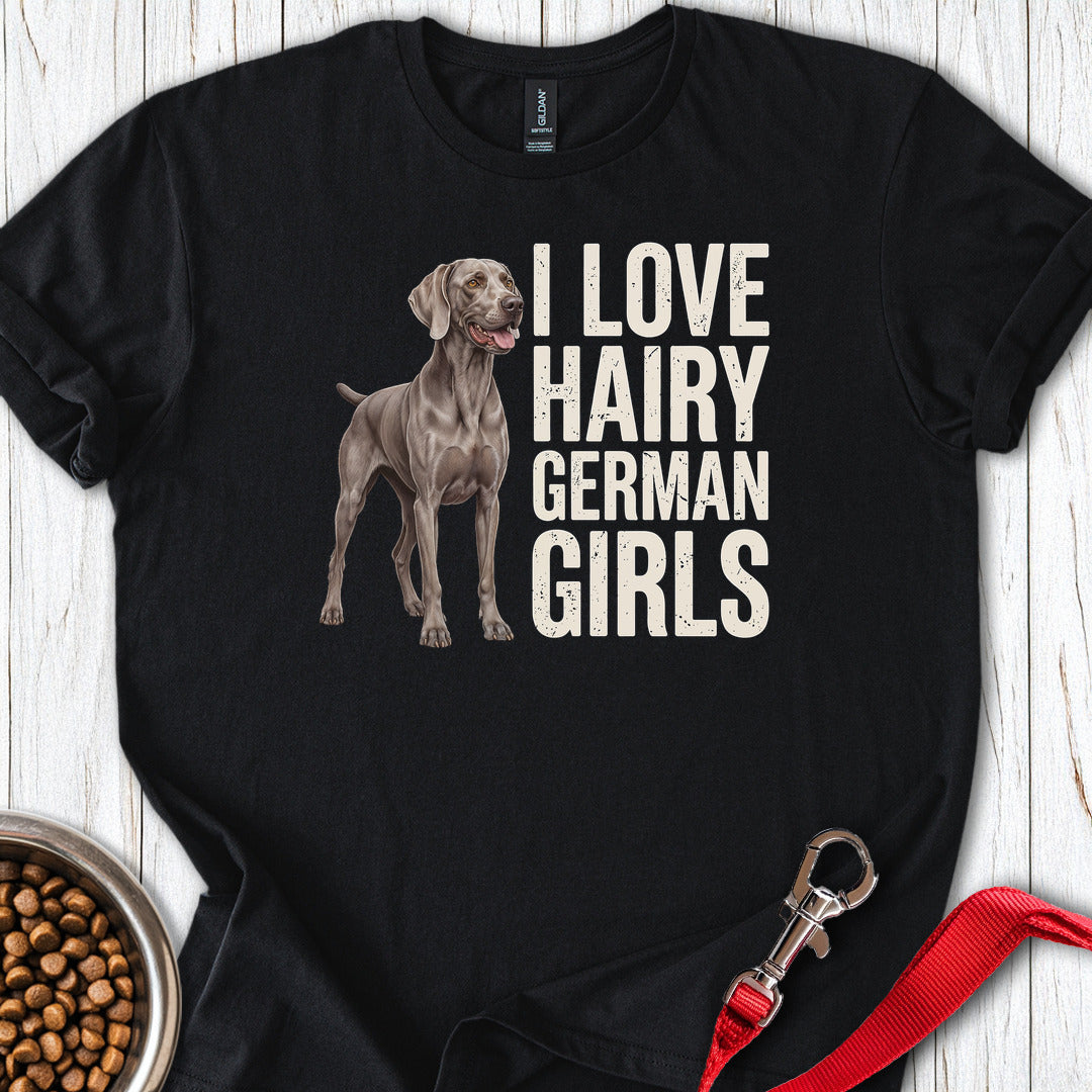 Weimaraner Hairy Girl — Black