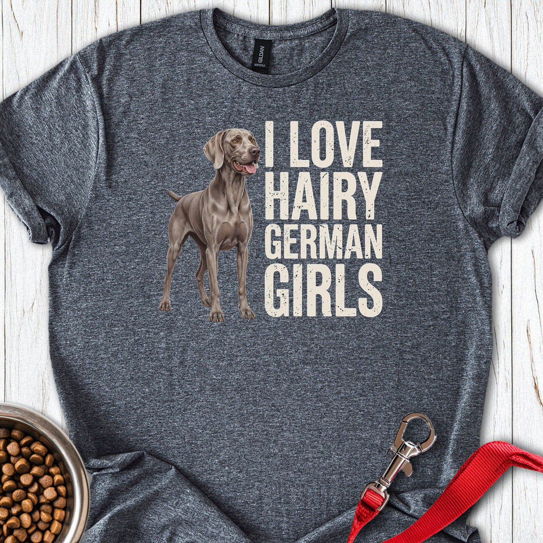 Weimaraner Hairy Girl — Dark Heather