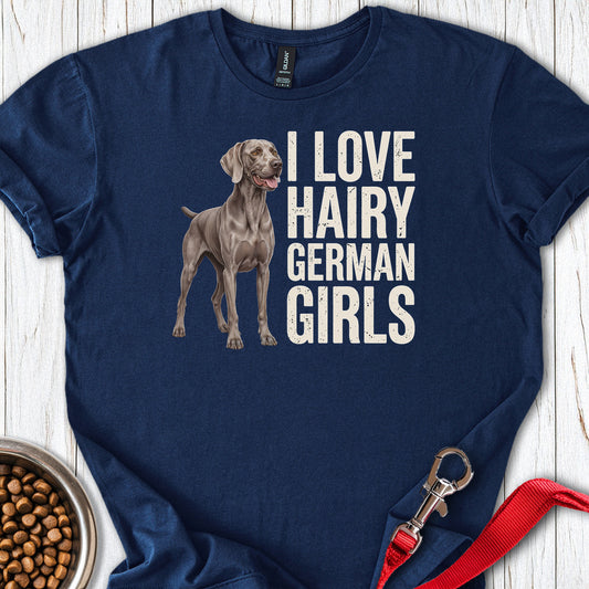 Weimaraner Hairy Girl Navy