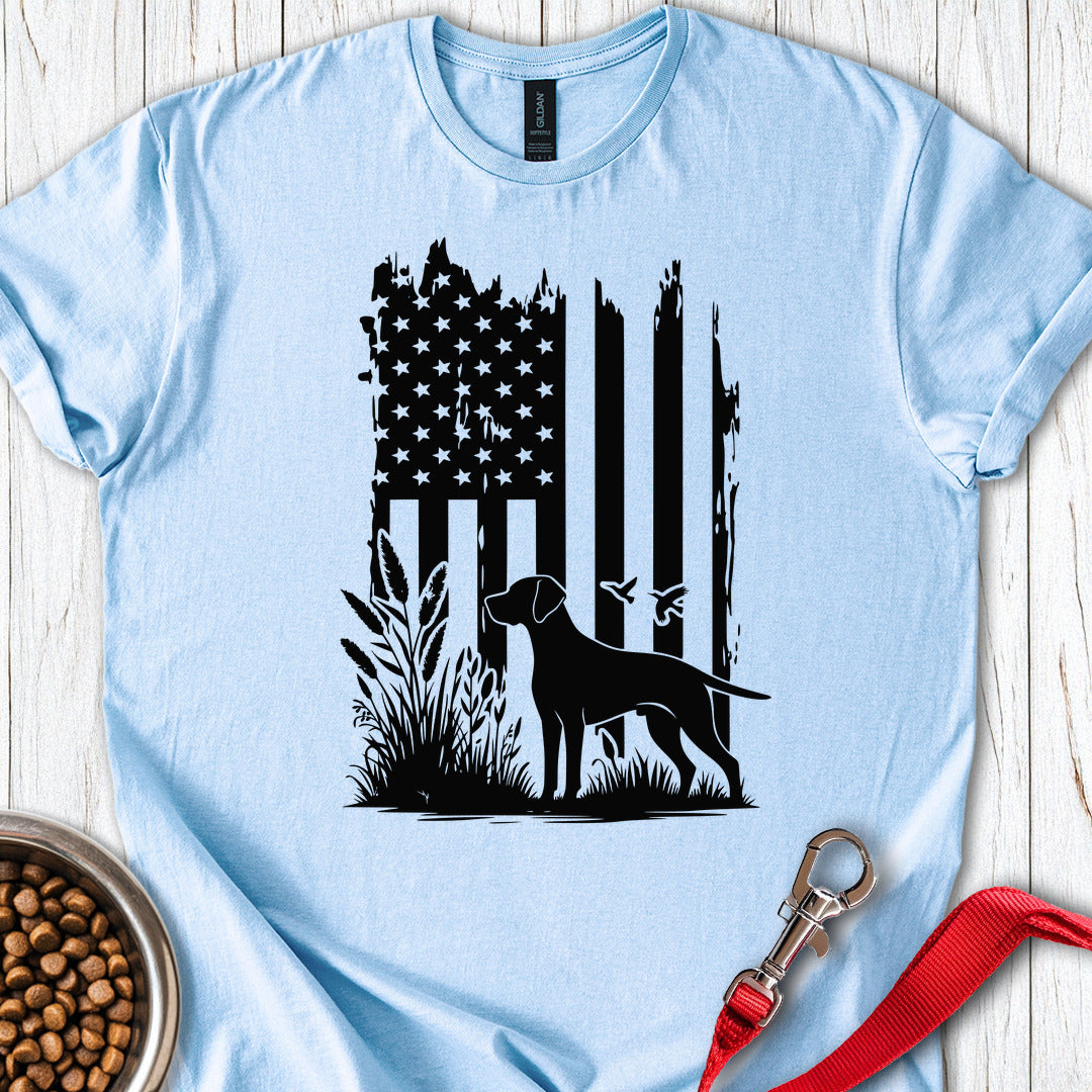 Weimaraner Hunting USA — Light Blue