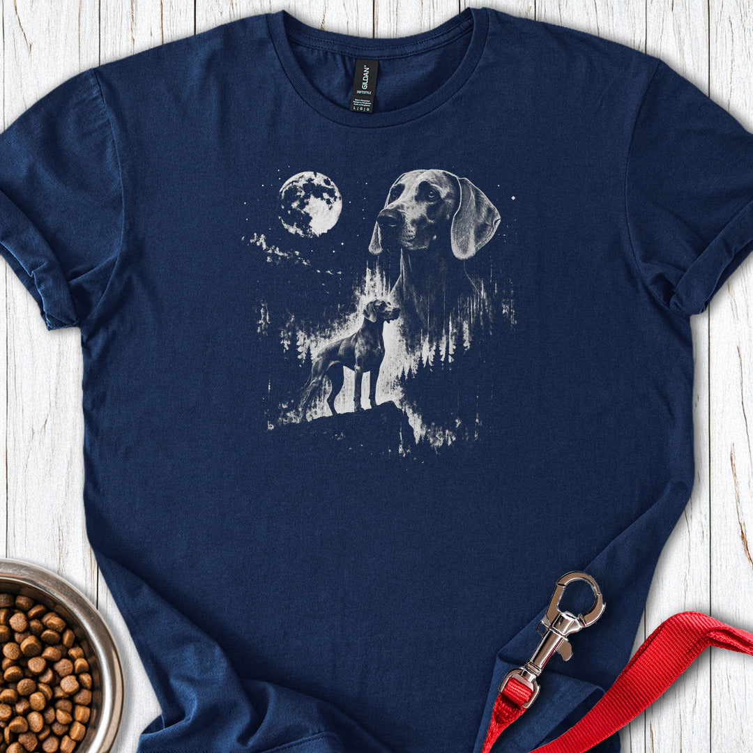Weimaraner Moon — Navy