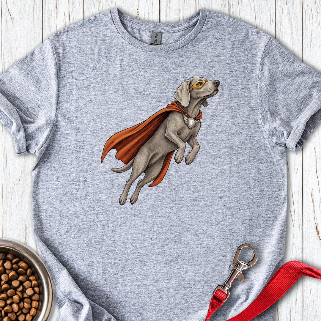 Weimaraner Superhero Sport Grey