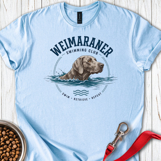 Weimaraner Swimming Club — Light Blue