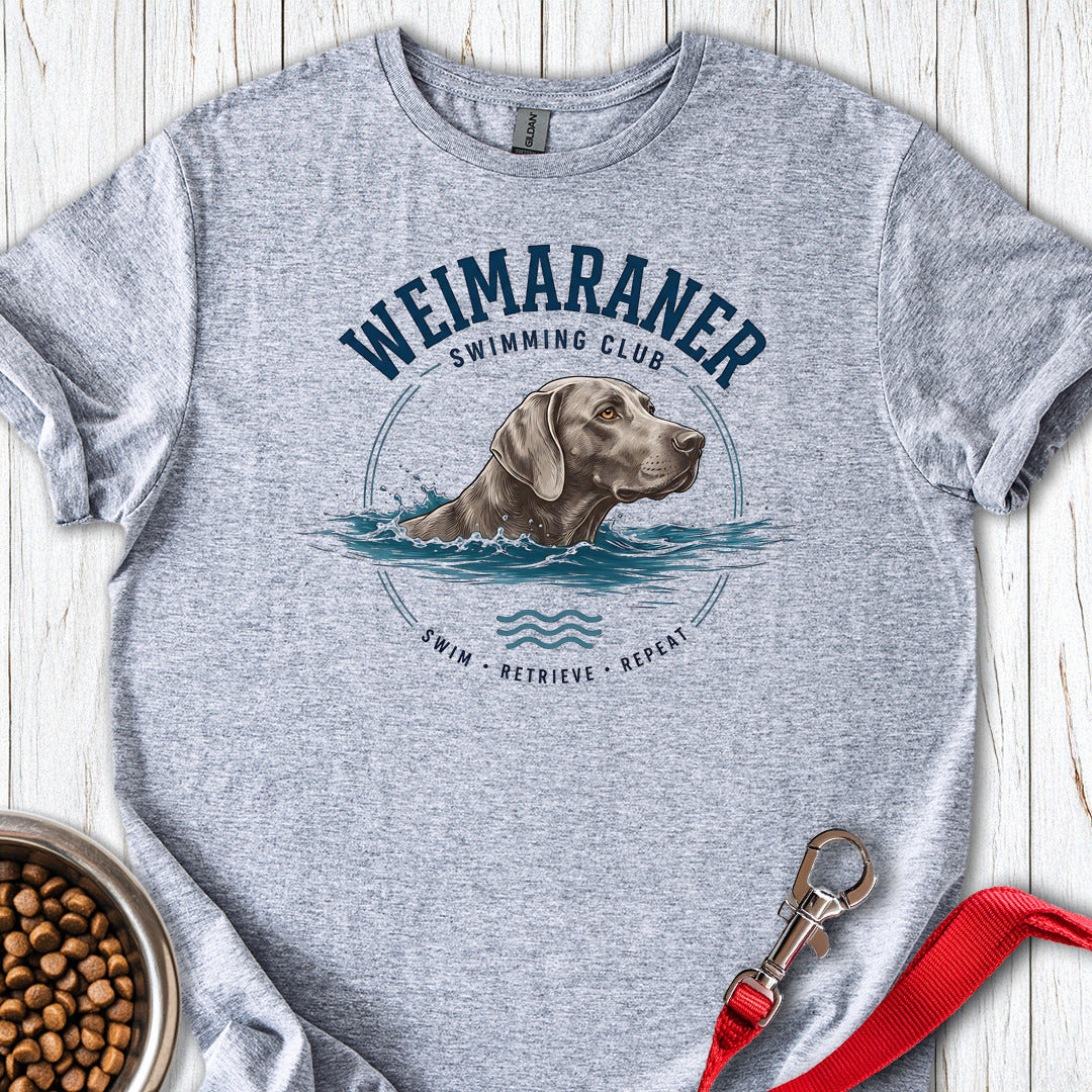 Weimaraner Swimming Club Sport Grey