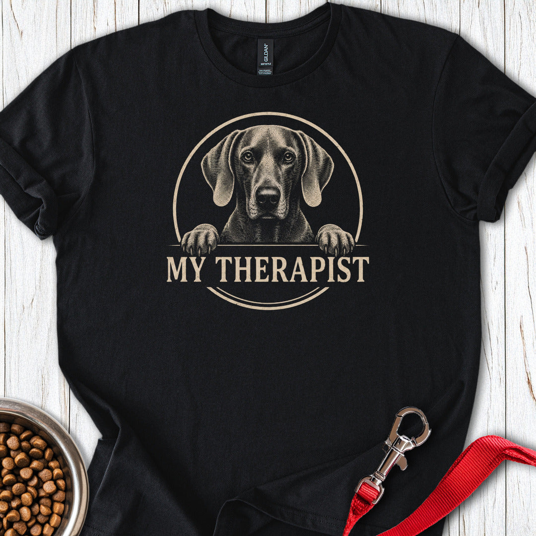 Weimaraner Therapist Black