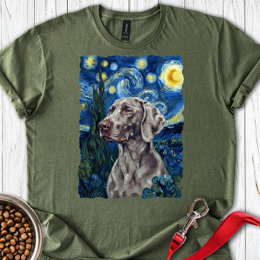 Weimaraner Van Gogh — Military Green