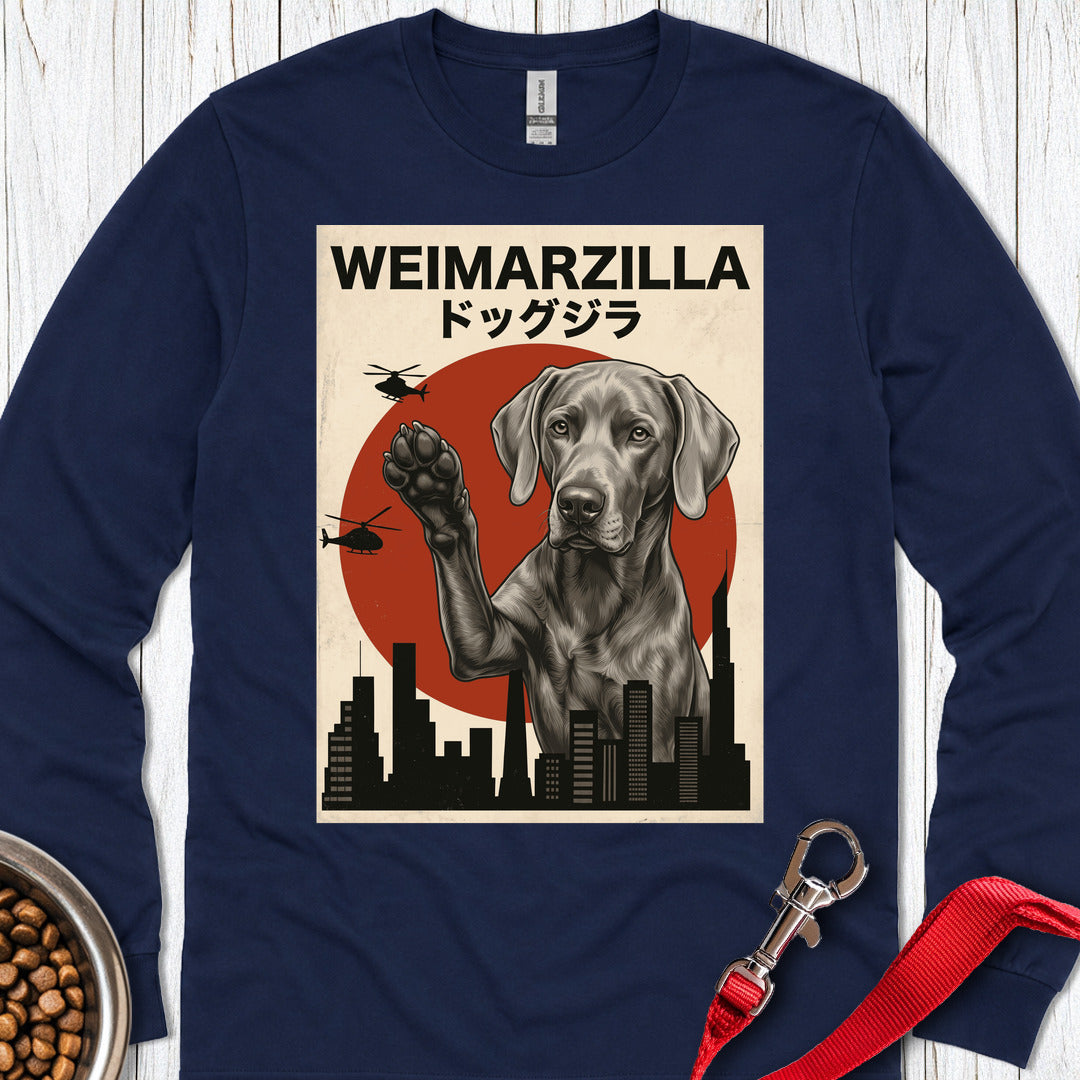 Weimarzilla Long Sleeve — Navy