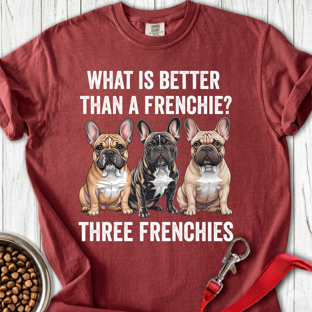 What is Better Than a Frenchie? Premium Tee — Brick